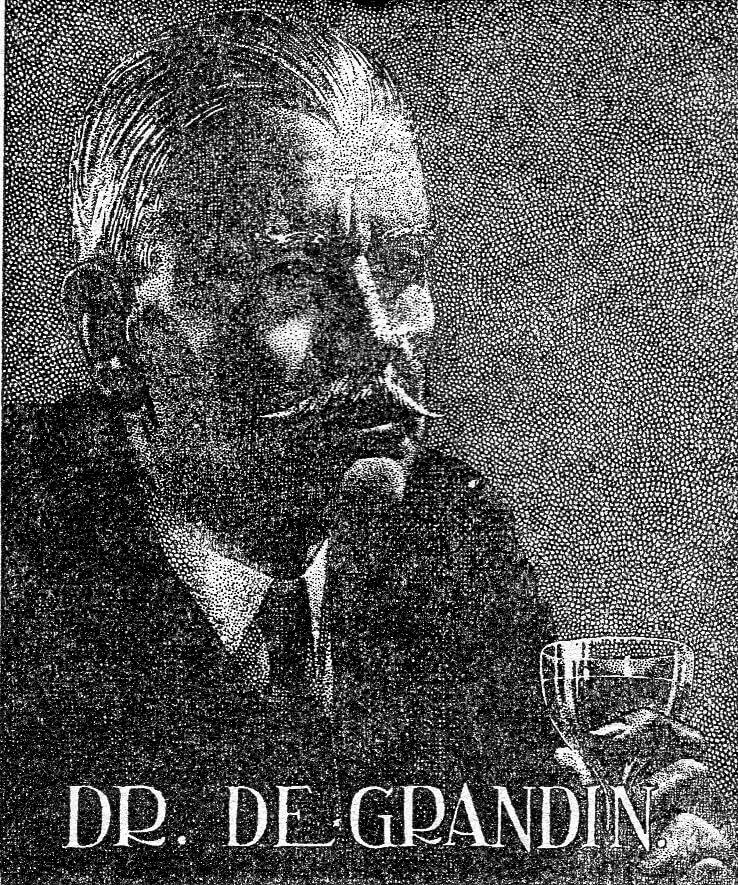 Virgil Finlay for Weird Tales 's visual Art Virgil Finlay, The House Where Time Stood Still by Seabury Quinn, Weird Tales 39-03, P.47. This portrait was used for all the Jules de Grandin stories in Weird Tales. When Quinn first saw it, he said that Finlay must have read his mind. It looks exactly the way he pictured de Grandin while writing the stories.