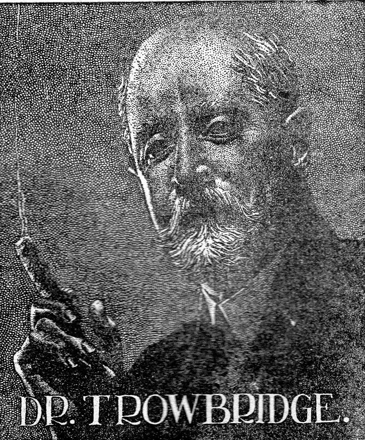 Virgil Finlay for Weird Tales 's visual Art Virgil Finlay, The House Where Time Stood Still by Seabury Quinn, Weird Tales 39-03, P.49. This portrait was used for all the Jules de Grandin stories in Weird Tales. When Quinn first saw it, he said that Finlay must have read his mind. It looks exactly the way he pictured Trowbridge while writing the stories.