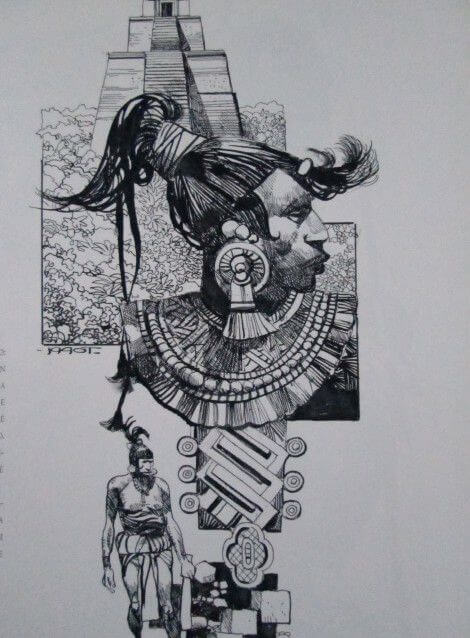 Sergio Toppi's visual Art Tirage de Tête, Bab el Ahlam, Sergio toppi, éditions Mosquito, disponible sur entre-image!