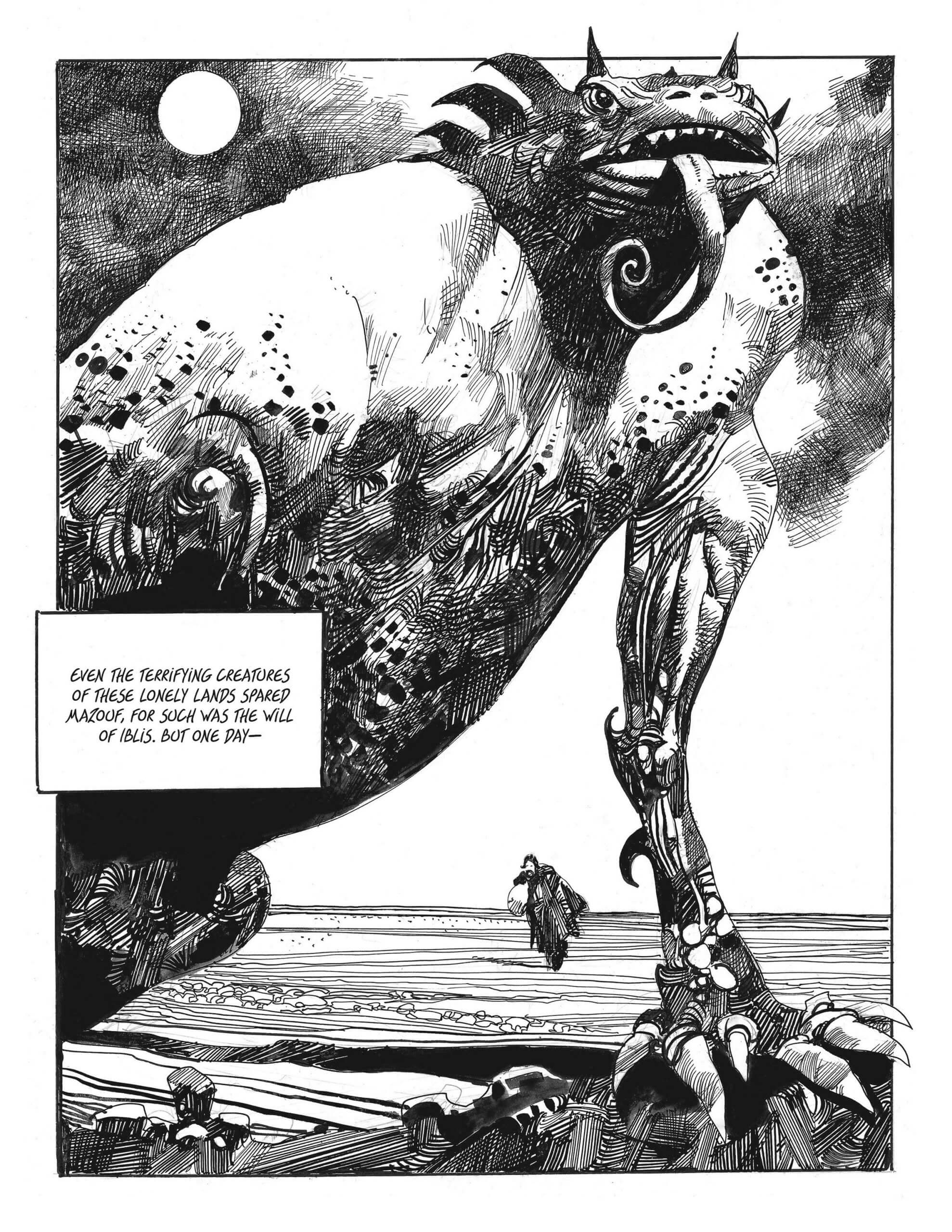 Sergio Toppi's visual Art Sharaz-de: Tales from the Arabian Nights. Archaia Entertainment, LLC. Author & Illustrator Sergio Toppi.
