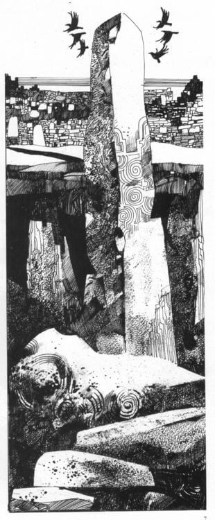 Sergio Toppi's visual Art Sergio Toppi Illustrazioni per il racconto I mantelli nero-blu di Giorgio Maria Griffa