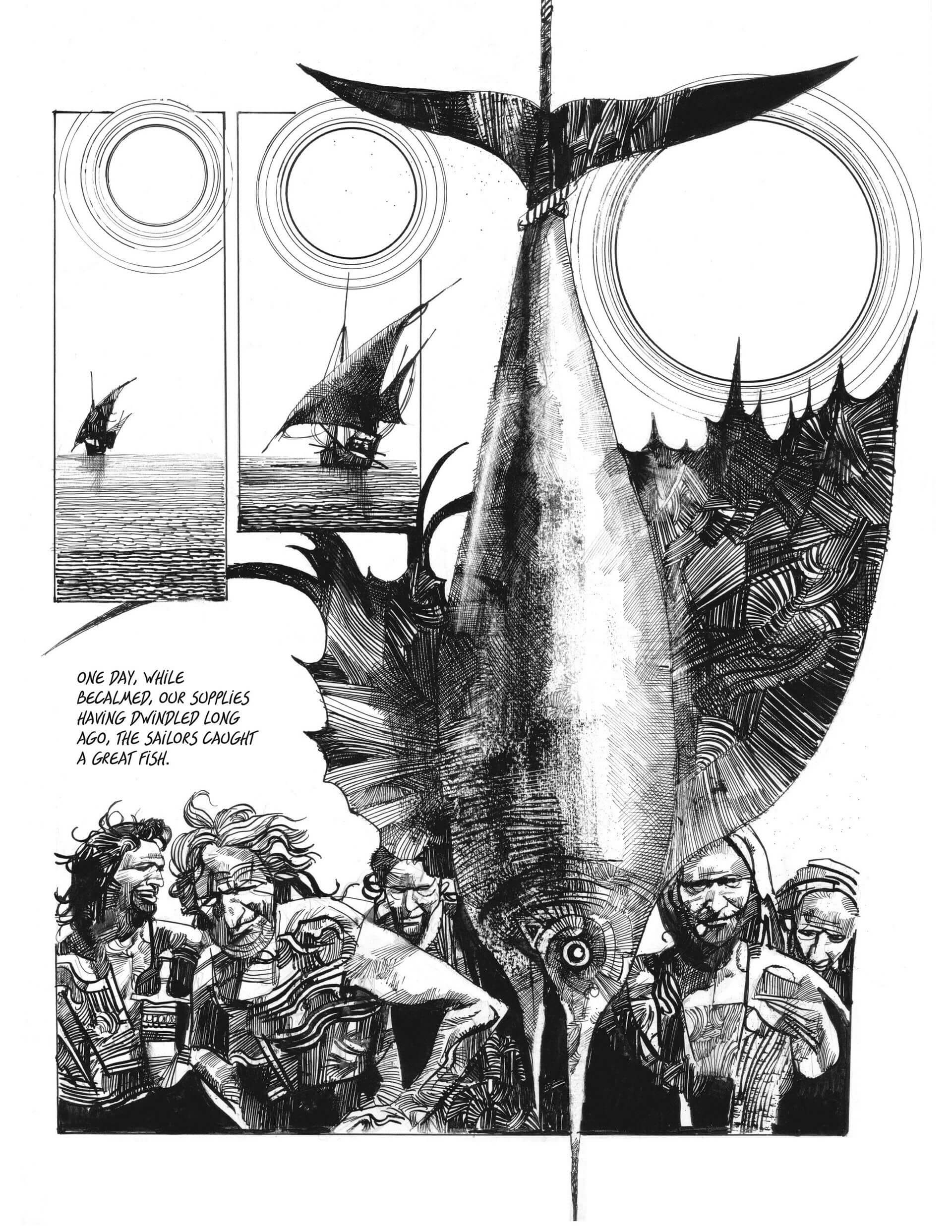 Sergio Toppi's visual Art Sharaz-де: Сказки Тысячи и одной ночи. Archaia развлечения, ООО . Автор и иллюстратор Серхио Toppi.