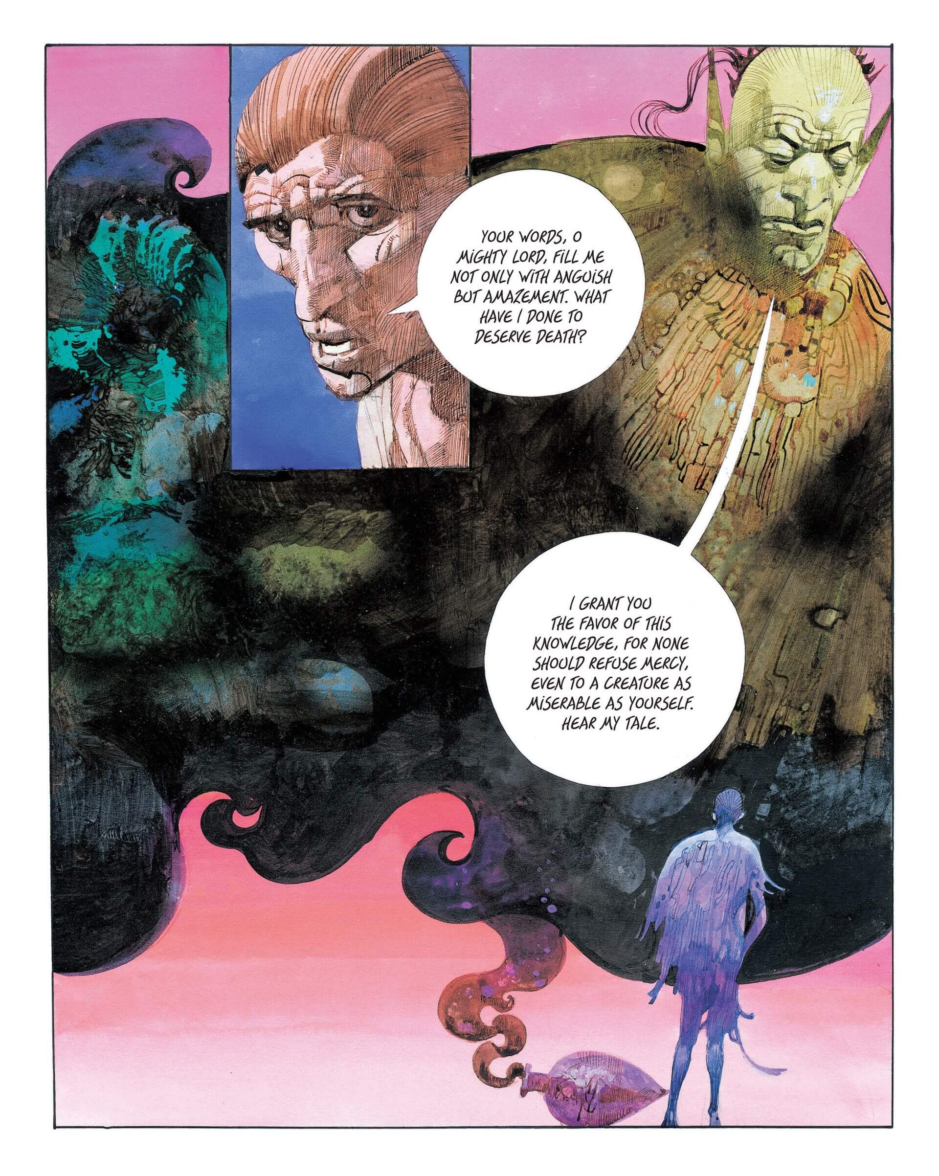 Sergio Toppi's visual Art Sharaz-де: Сказки Тысячи и одной ночи. Archaia развлечения, ООО . Автор и иллюстратор Серхио Toppi.