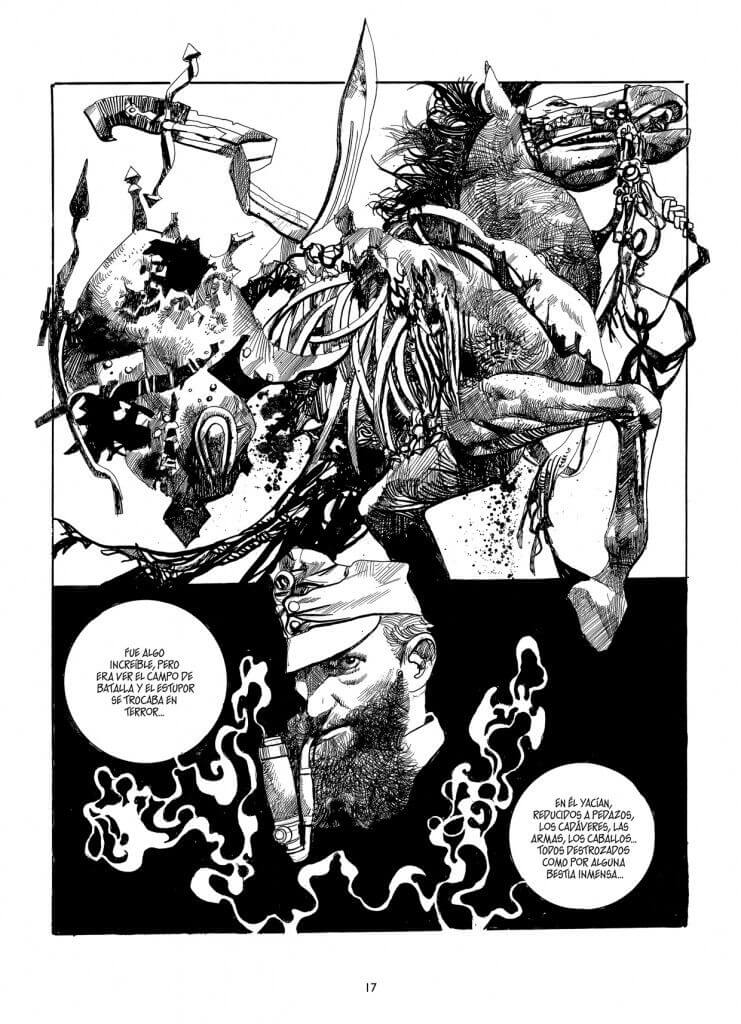 Sergio Toppi's visual Art This contains an image of: Myetzko, Sergio Toppi: Oscuridad, servidumbre y muerte - Fabulantes