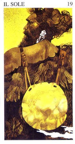 Sergio Toppi's visual Art Sergio Toppi Yellow Warrior Guerrero Amarillo Mayan Calendar Calendario Maya Tzolkin