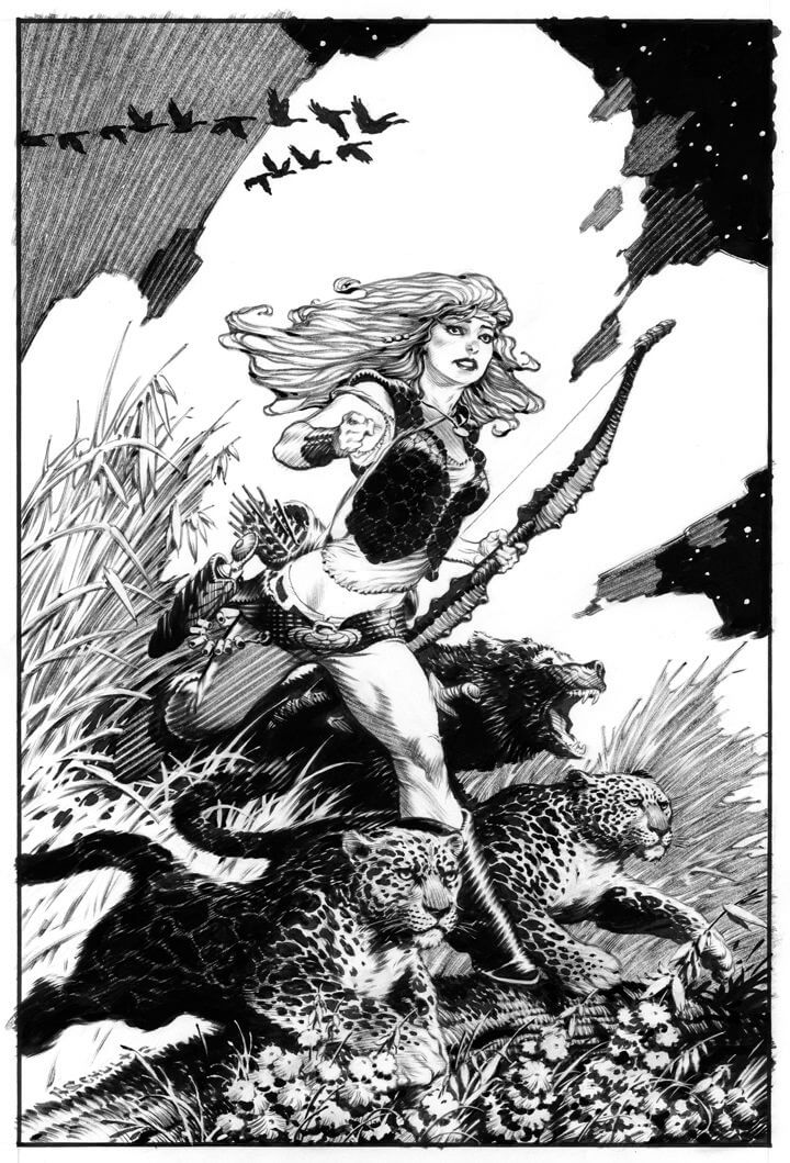 Mark Schultz's visual Art Mark Schultz, The Last Blossom Story, Bill Willingham's short story/tone poem from Fables 150, the finale of the DC/Vertigo series.