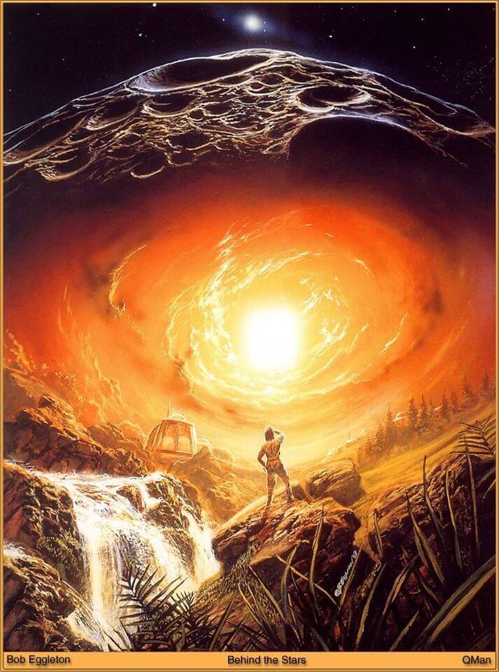 Bob Eggleton's visual Art Bob Eggleton, Behind the Stars by George Zebrowsky, Part 2/2, Amazing 93-06.