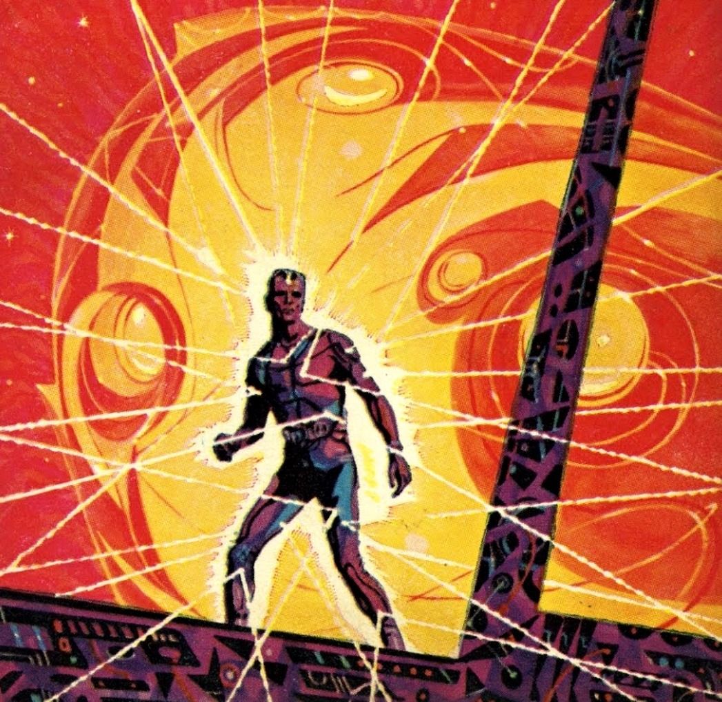 Ed Emshwiller's visual Art Emsh, Skylark Three (2nd in the series) by E.E. 