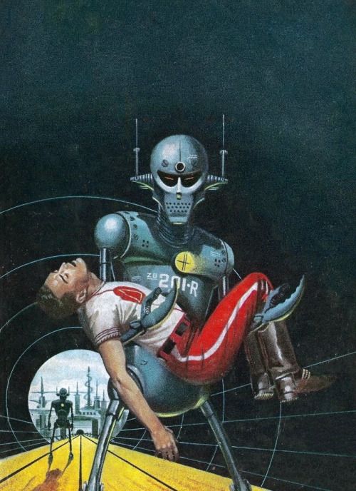 Ed Valigursky's visual Art Ed Valigursky, The 13th Immortal by Robert Silverberg 1957, Ace Double D-223.
