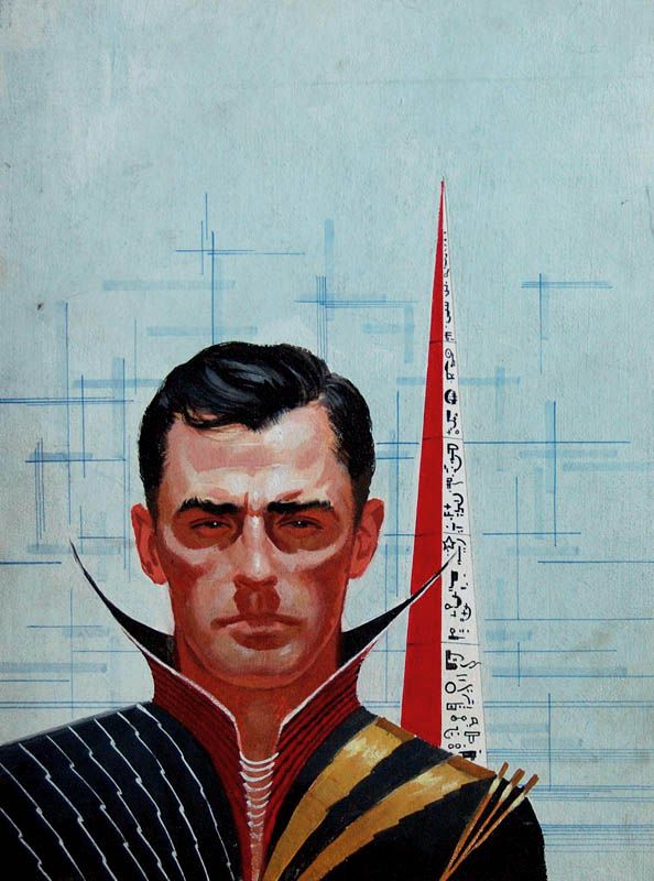 Ed Valigursky's visual Art Ed Valigursky, Fantastic 59-12. Also used for the cover of Johnny Mayhem by Milton Lesser, a collection of all 11 Johnny Mayhem adventures.