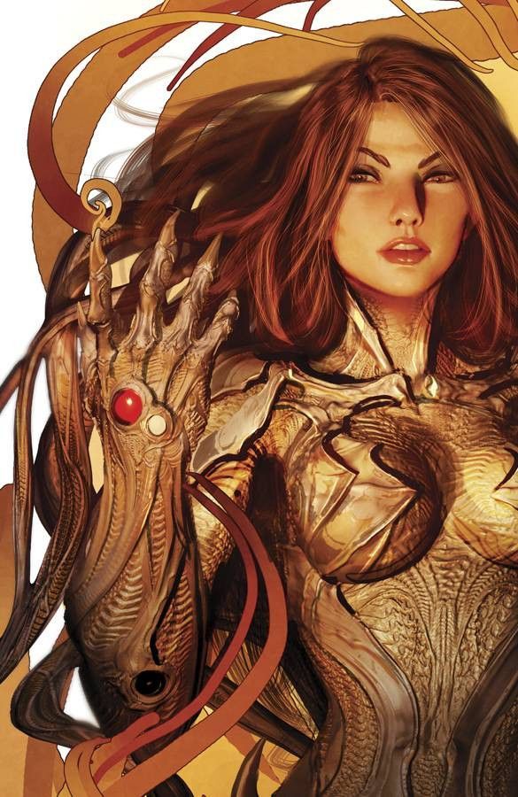 Stjepan Šejić's visual Art Sara Pezzini will soon discover who the Witchblade chose to be its next bearer… story RON MARZ art LAURA BRAGA cover STJEPAN SEJIC DECEMBER 4 32 PAGES / FC / T+