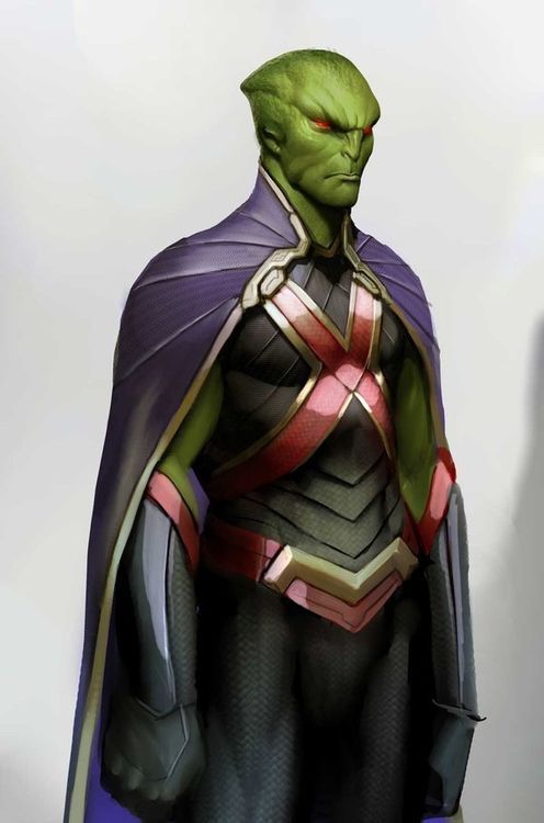 Stjepan Šejić's visual Art J'onn J'onnz/John Jones/Martian Manhunter/Powers-Superhuman Strength, Speed Senses, Intelligence, and Endurance, Skilled Detective and Hand-To-Hand Combatant, Shapeshifting, Vortex Breath, Invulnerability, Invisibility, Telekinesis, Intangibility, Longevity, Healing, Flight, Telapathy, Martian Vision, Heat Generation