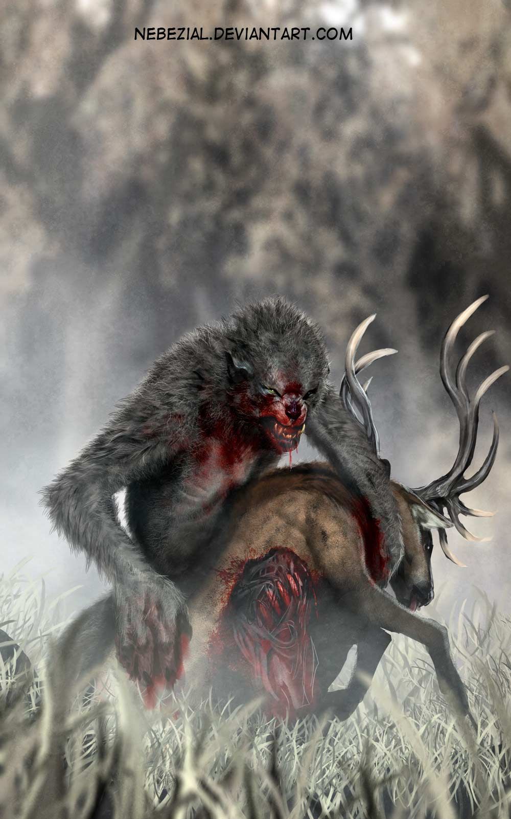 Stjepan Šejić's visual Art Lycan Werewolves | im tired of these mother..... werewolves on..... by nebezial