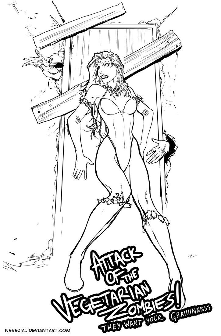 Stjepan Šejić's visual Art rofl! poison ivy's worst nightmare! poison ivy's greatest nightmare by *nebezial on deviantART