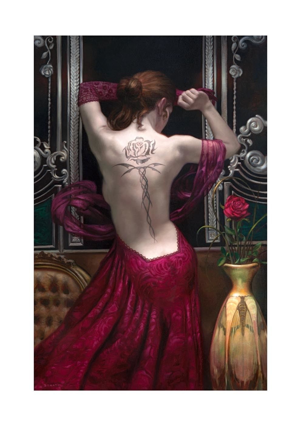 Donato Giancola's visual Art Donato Giancola, Kushiel's Dart (Phedre trilogy 1) by Jacqueline Carey, SFBC, 2013.