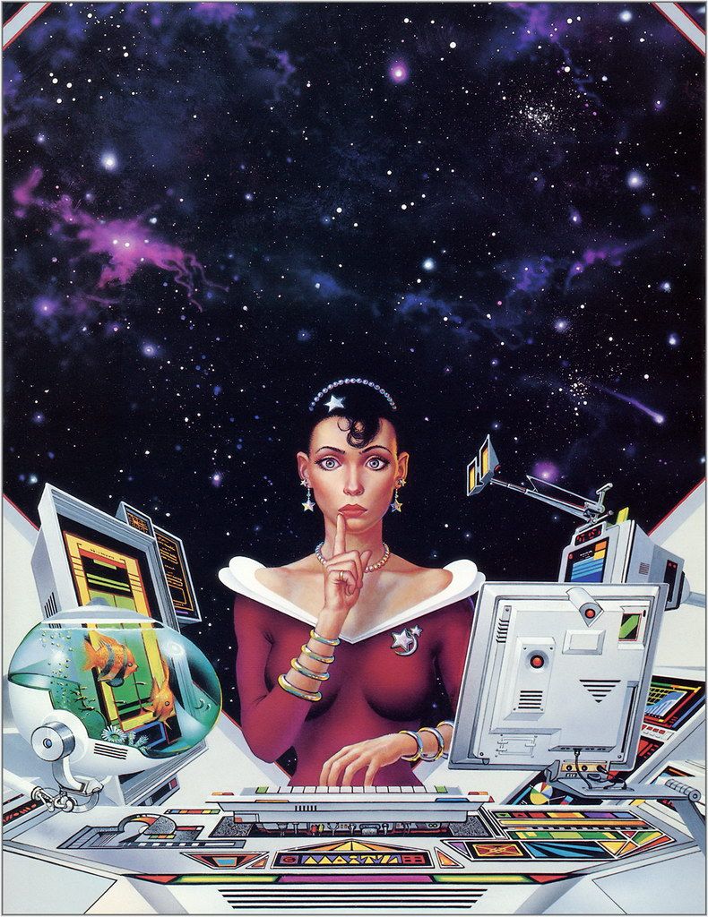 Don Maitz's visual Art DON MAITZ - art for Cyteen: The Vindication by C.J. Cherry - 1989 Questar / Popular Library