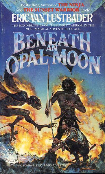 Don Maitz's visual Art DON MAITZ - art for Beneath an Opal Moon by Eric Van Lustbader - 1982 Berkley Books