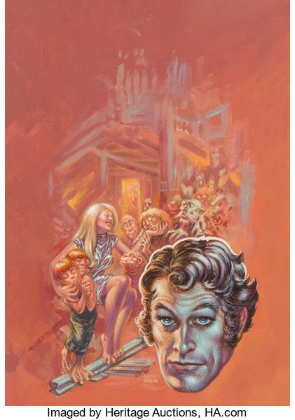Kelly Freas's visual Art Kelly Freas, Walls Within Walls by Arthur Tofte, Laser Books #5, 1975, acrylic.