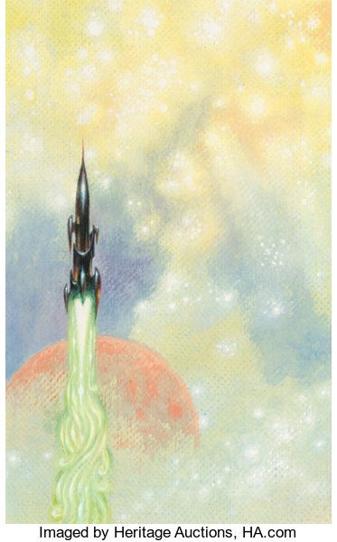 Kelly Freas's visual Art Kelly Freas, News from Elsewhere by Edmund Cooper, Berkeley Medallion, 1969.