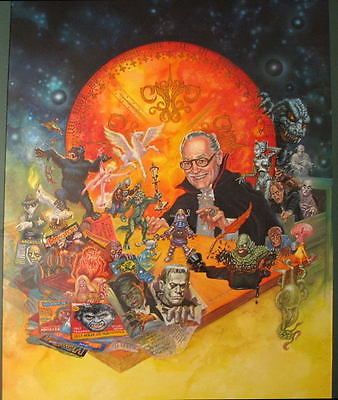 Kelly Freas's visual Art Kelly Freas, Original painting for Forrest J. Ackerman, editor of Famous Monsters of Filmland.