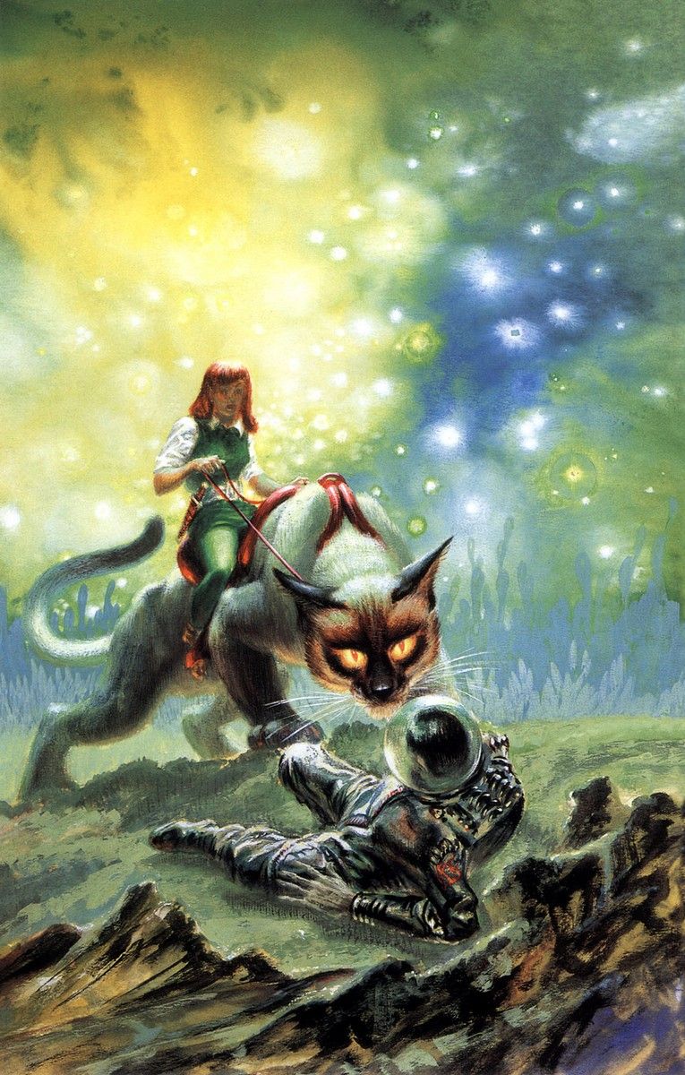 Kelly Freas's visual Art Kelly Freas, Lord of the Green Planet by Emil Petaja 1967, Ace Double. (765×1200)