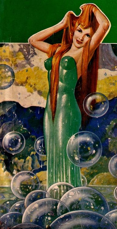 Robert Gibson Jones's visual Art Robert Gibson Jones, Exiles of the Elfmounds by Richard S. Shaver, Amazing Stories 49-07.