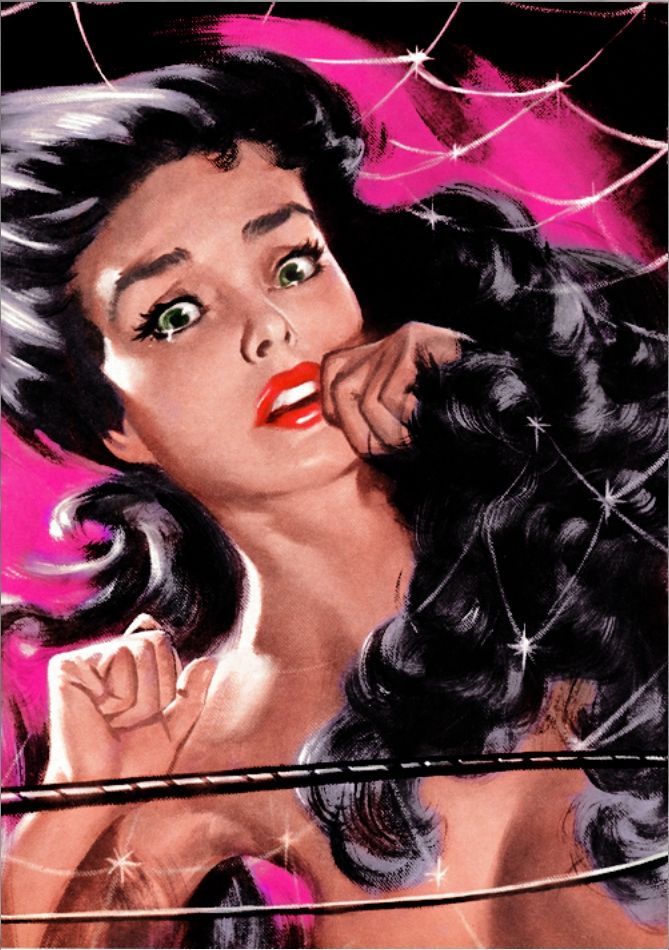 Harold W. McCauley's visual Art HAROLD W. McCAULEY - Tarantula by Tedwell Chapman -1958 illustration - not.pulpcovers