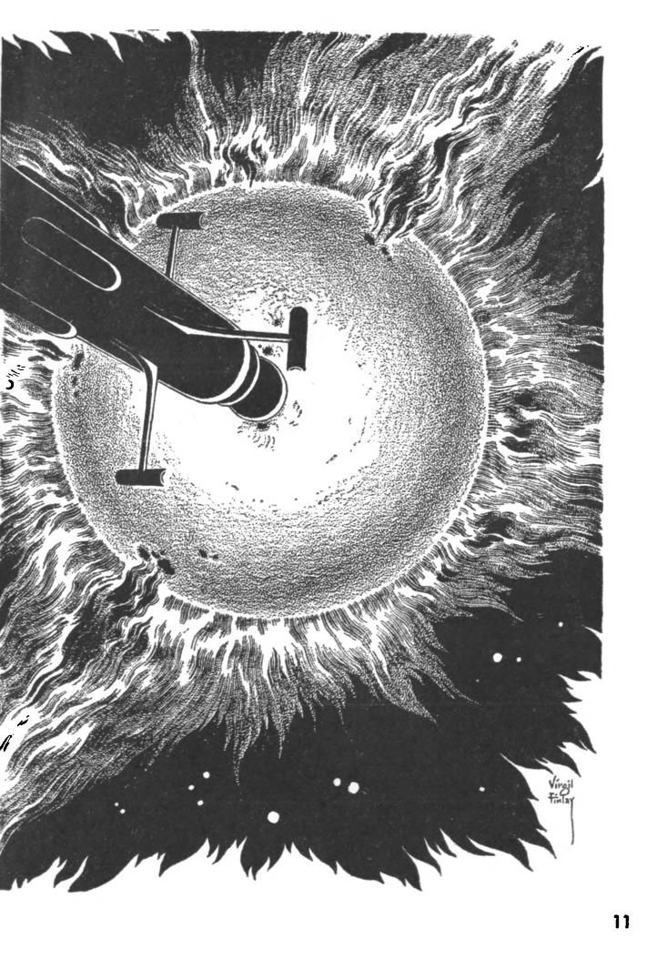 Virgil Finlay's visual Art Virgil Finlay, Hepcats of Venus (right side) by Randall Garrett, Fantastic 62-01, p.11.