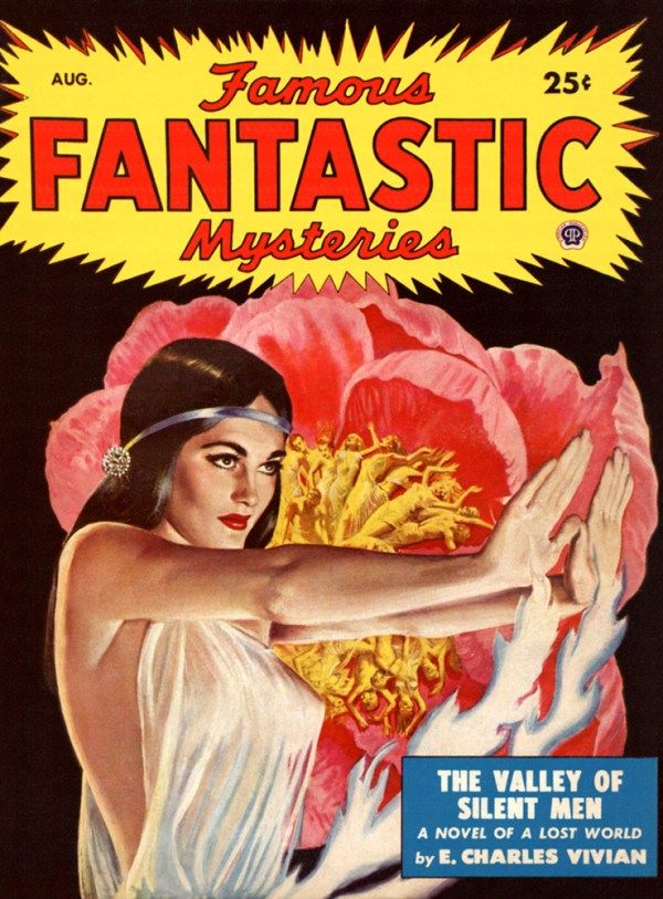 Lawrence Sterne Stevens's Covers Art One of my favorite LSS covers. Lawrence Sterne Stevens, FFM 49-08, The Valley of Silent Men by E. Charles Vivian.