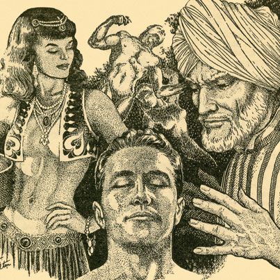 Peter Poulton's Covers Art Peter Poulton, Peeping Tom by Judith Merrill, Startling Stories 54-Spring, p.102.