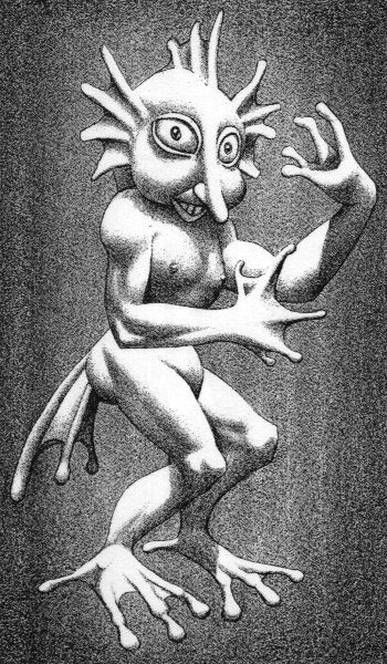 Hannes Bok's Covers Art Hannes Bok, Daughters of Eternity by James McCreigh (Frederic Pohl), Astonishing Stories 42-03, P.66.