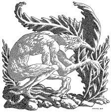 Hannes Bok's Covers Art Hannes Bok, Europa Enchantment by Henry Andrew Ackerman, Super Science Stories 40-07, p.112.