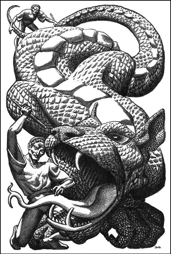 Hannes Bok's Covers Art Hannes Bok, It's a Young World by James MacCreigh (Frederik Pohl), Astonishing Stories 41-04.