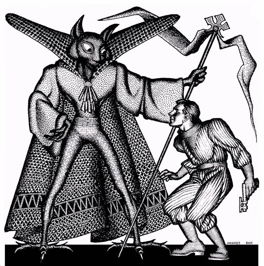 Hannes Bok's Covers Art Hannes Bok, The Weapon by H.B. Ogden (Isaac Asimov), Super Science Stories 42-05, P.115. Blurb: 