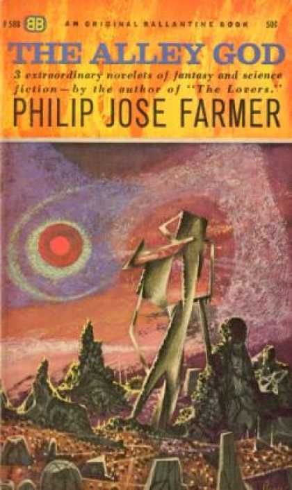 Richard M. Powers's Covers Art Philip Jose Farmer Book Covers | Ballantine Books - The Alley God - Philip Jose Farmer