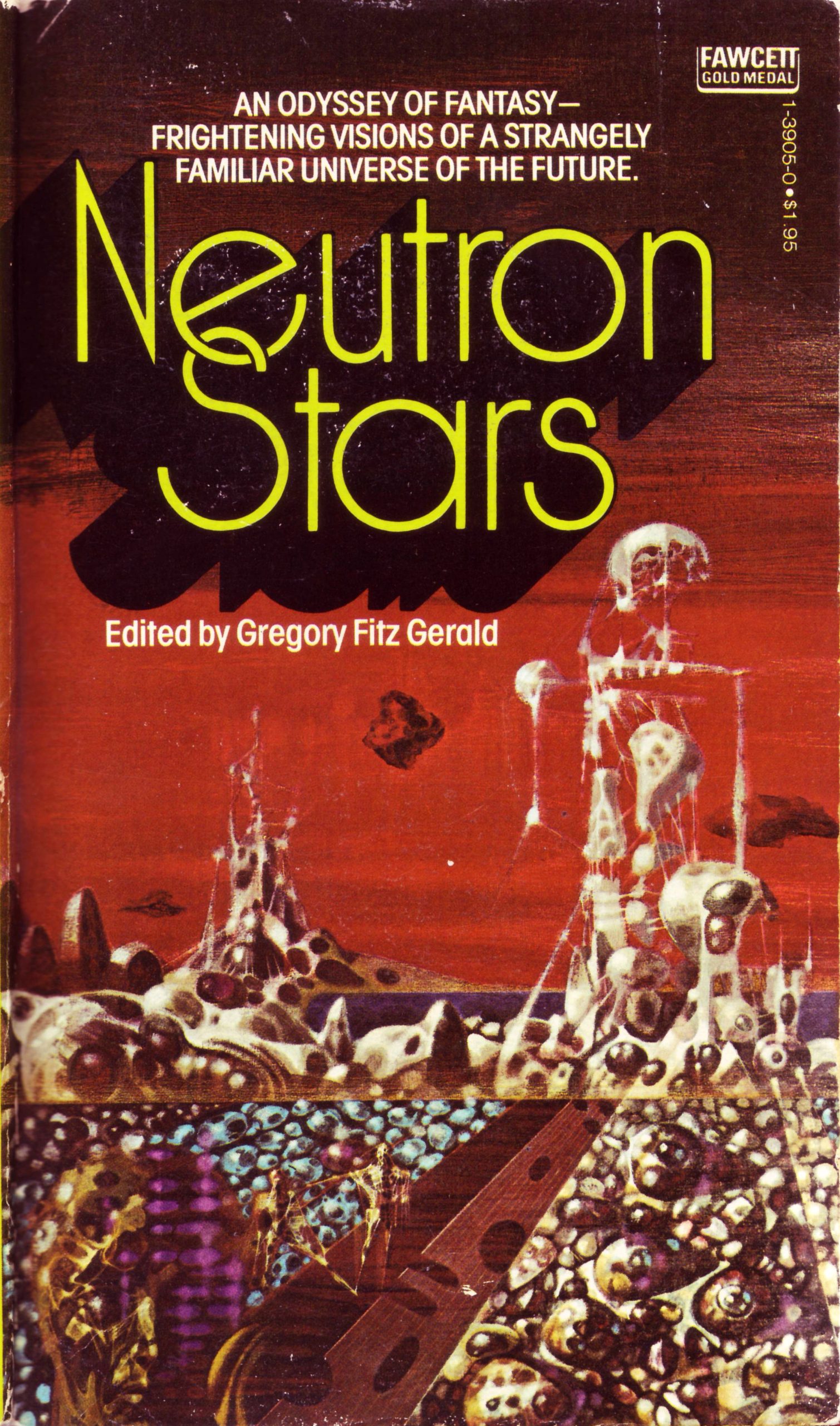 Richard M. Powers's Covers Art Richard Powers Neutron Stars by Gregory FitzGerald 1977 Fawcett Gold Medal 1-3905-0