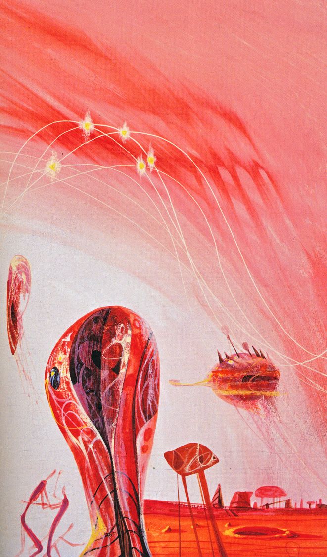 Richard M. Powers's visual Art Richard Powers, Budry's Inferno, a collection of stories by Algis Budrys 1963.