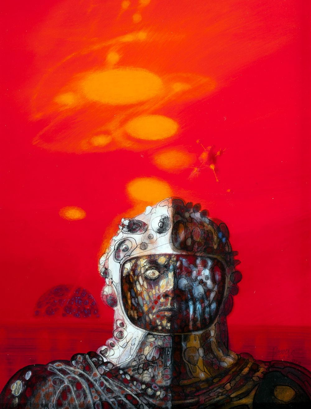 Richard M. Powers's visual Art Richard Powers, Star Bridge by James Gunn & Jack Williamson 1977. Story first published in 1955.