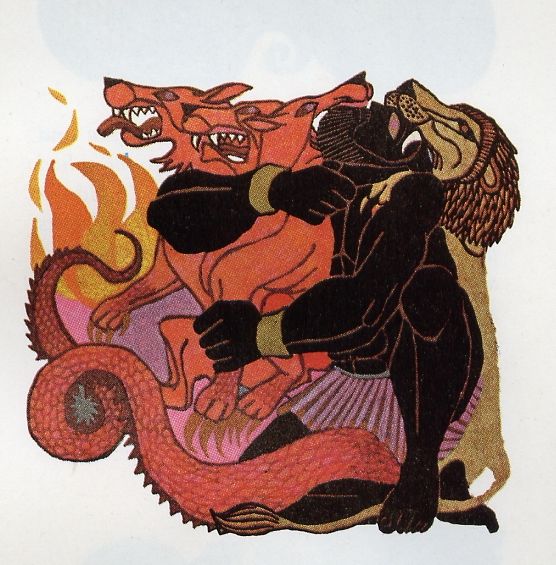 Leo and Diane Dillon's visual Art A few figures from Greek Mythology by illustrators Leo and Diane Dillon: Hera, Oedipus, Cadmus, Heracles, Zeus, Atalanta. From the book, Classical Greece (1965).