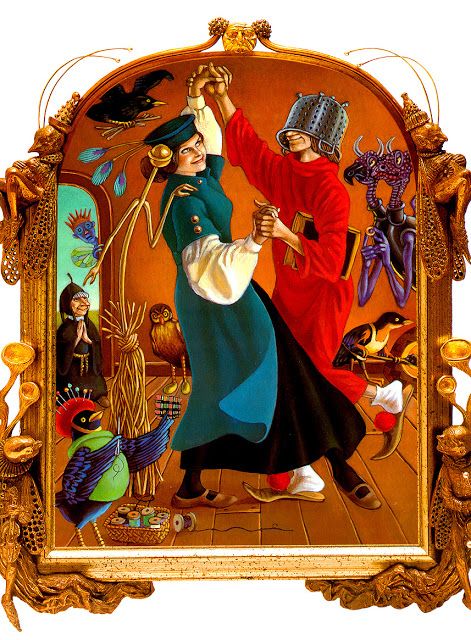 Leo and Diane Dillon's visual Art El arte de Leo y Diane Dillon: Nancy Willard: Pish Posh Said Hieronymus Bosch