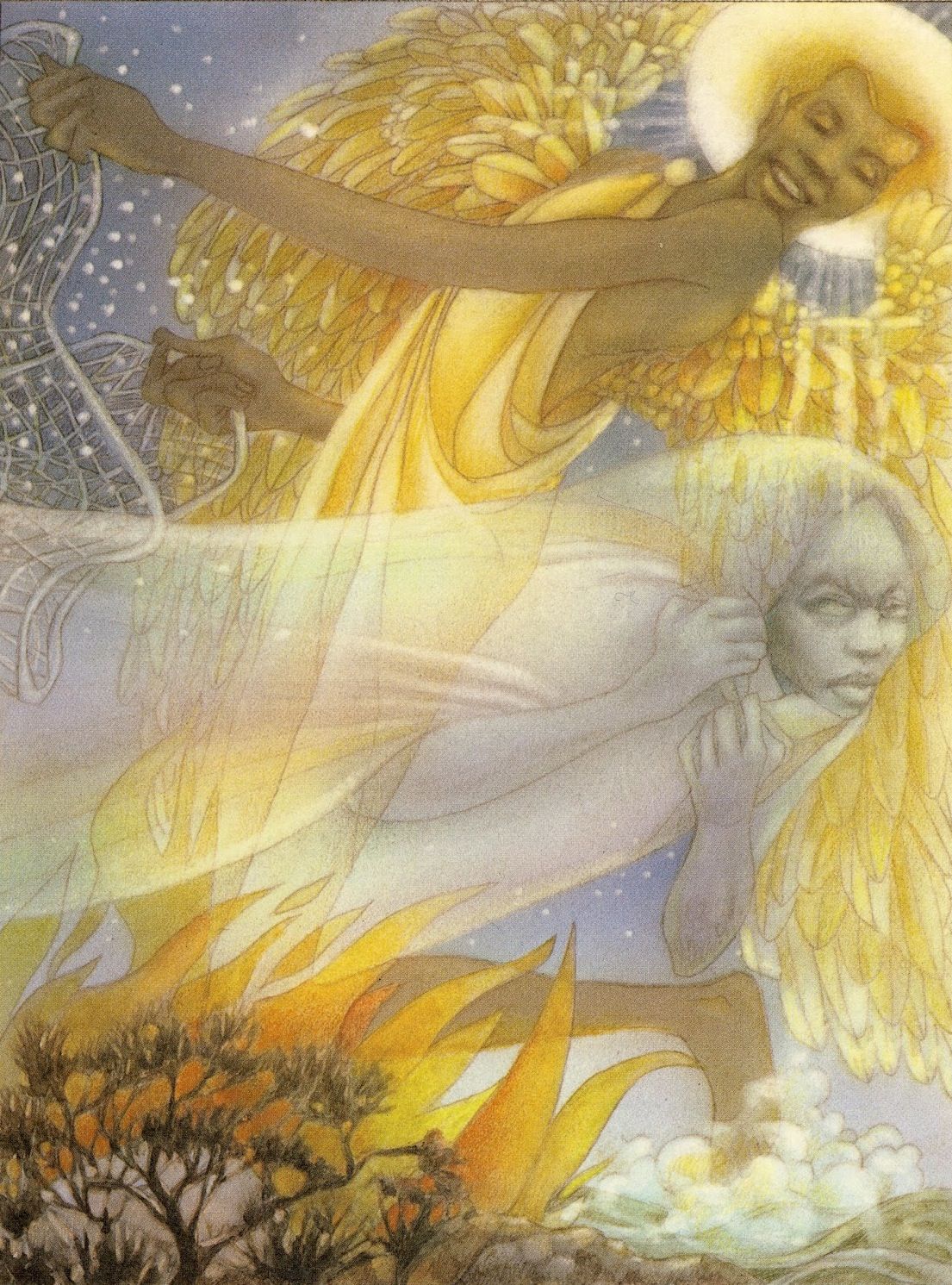 Leo and Diane Dillon's visual Art Formative influences: Leo & Diane Dillon (1933 - 2012) The Dillons’ work was characterized by stylistic diversity, with influences ranging over African folk art, Japanese woodcuts, old-master paintings and medieval illumination.  It was also noteworthy for the diversity of the people it portrayed. This was especially striking in the 1970s, when the Dillons began illustrating for children: until then, the smiling faces portrayed in picture books had been overwhelmingly white.