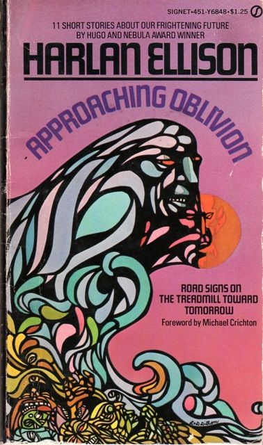 Leo and Diane Dillon's Covers Art Approaching Oblivion, Harlan Ellison (1976 paperback edition), cover by Leo and Diane Dillon