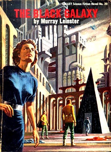 #20 Emsh, The Black Galaxy by Murray Leinster, Galaxy SF Novel 1950.