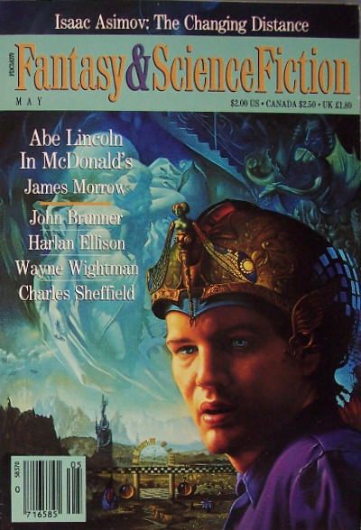 #285 David Hardy, The Rocketing Dutchman, F&SF 75-02.