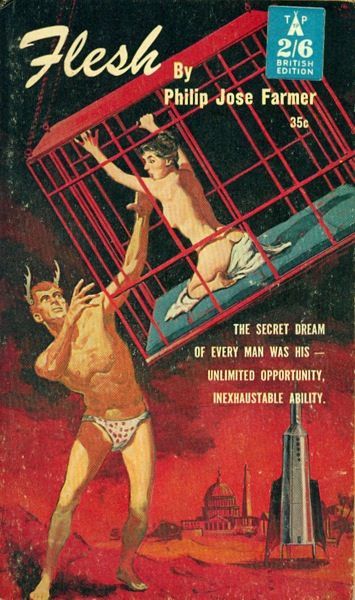 #41 Gerald McConnel, Flesh by Philip Jose Farmer, Galaxy Novel 1960.