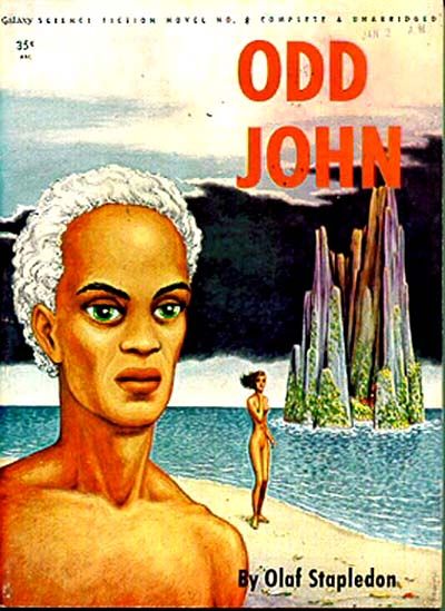 #8 Emsh, Odd John by Olaf Stapledon, Galaxy SF Novel 1952.