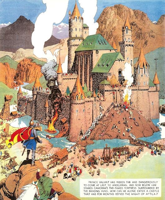 Hal Foster's Covers Art A Prince Named Valiant: Young Prince Valiant