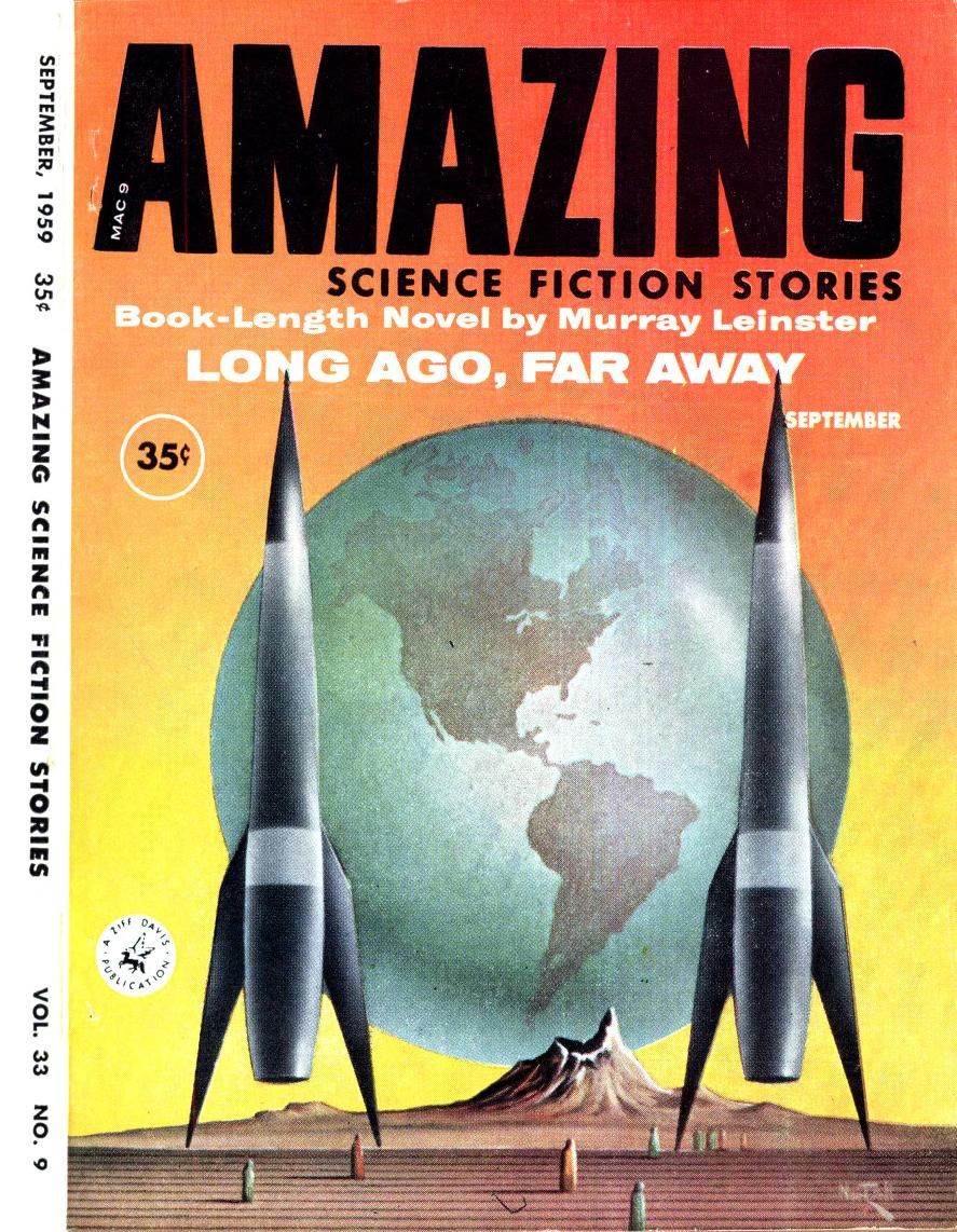 Ed Valigursky Amazing Stories Covers Art Albert Neutzell, Amazing Stories 59-09.