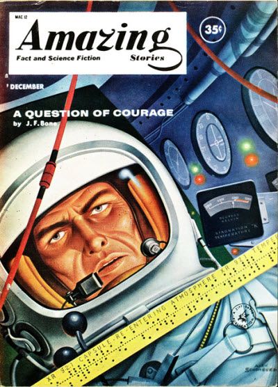 Ed Valigursky Amazing Stories Covers Art Alex Schomburg, Amazing Stories 60-12.