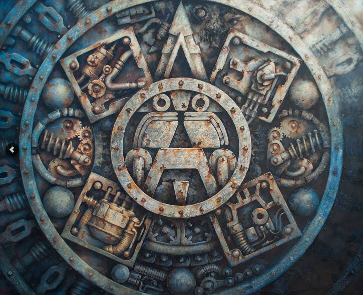 Alta tecnología azteca: el cyberpunk maya de Racrufi | Futuretech